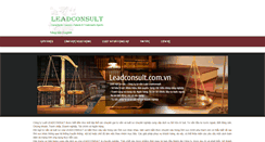 Desktop Screenshot of leadconsult.com.vn