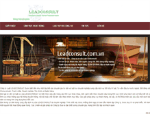 Tablet Screenshot of leadconsult.com.vn